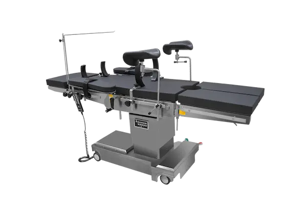 AM-Y19A-ZN electric surgical operating tables with radiolucent surface for radiology-assisted surgery.
