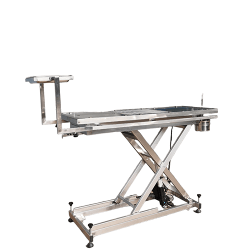 AM-P1 Electric lifting PET operating table with inlaid surface