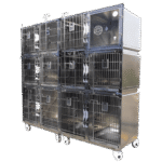 AM-P9 Three floors 12 doors - Dog cage