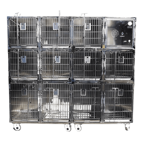 AM-P9 Three floors 12 doors - Dog cage