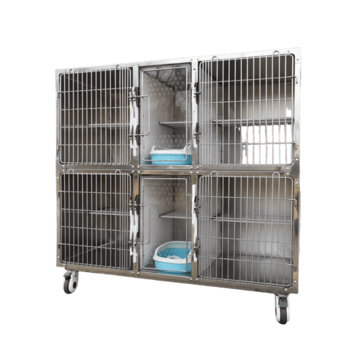 AM-PC05 Two layer six door acrylic board-cat cage