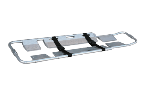 Silver Aluminum Alloy Scoop Stretcher AM-SC001