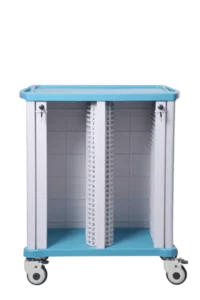 Medical records trolley