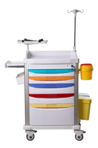 AM-ET650 Medical Trolley Cart | Professional Emergency Crash Cart