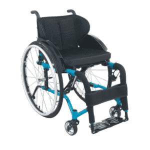 AM-FS874LJPF7 White Lightweight Wheelchair
