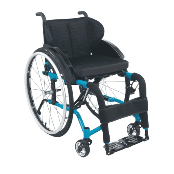 AM-FS874LJPF7 White Lightweight Wheelchair