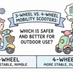 3-Wheel vs. 4-Wheel Mobility Scooters: Which Is Safer and Better for Outdoor Use?