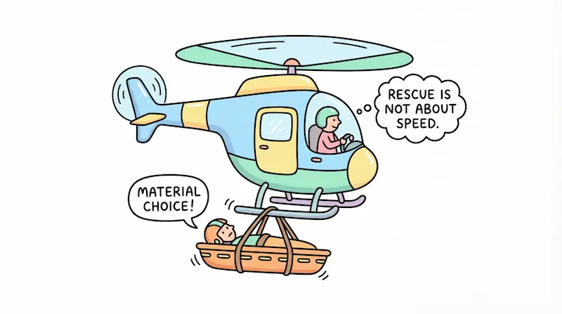 Basket Stretcher Materials: Why Choice Matters in Helicopter Rescue