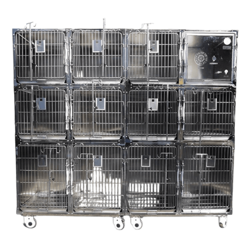 AM-P9 Three floors 12 doors – Dog cage