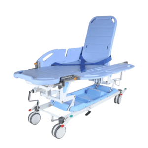 AM-TC01D ABS Patient Transport Stretcher | Flip Guardrails
